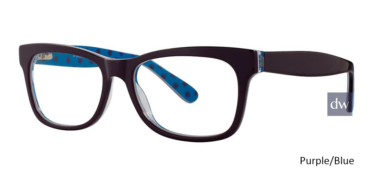 Purple/Blue Vivid Collection Vivid 870 Eyeglasses.