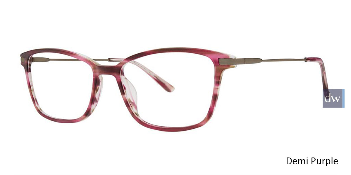Demi Purple Vivid Collection Vivid 887 Eyeglasses.