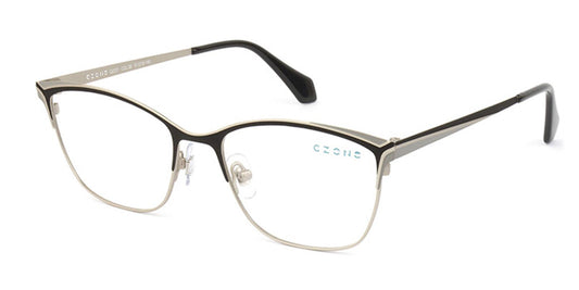 Black/Grey C-Zone Q2237 Eyeglasses.