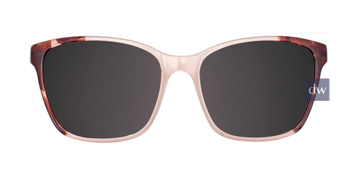 Light Pink Crystal & Demi Brown Cargo C5048 Sunglasses.