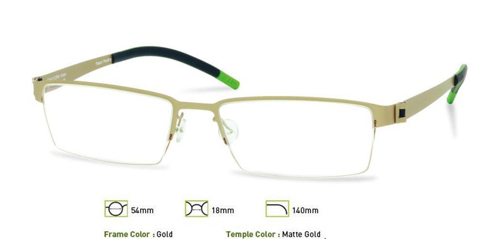 Gold Free Form FFA901 Eyeglasses