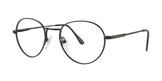 Matte Black Elan 9071 Eyeglasses.