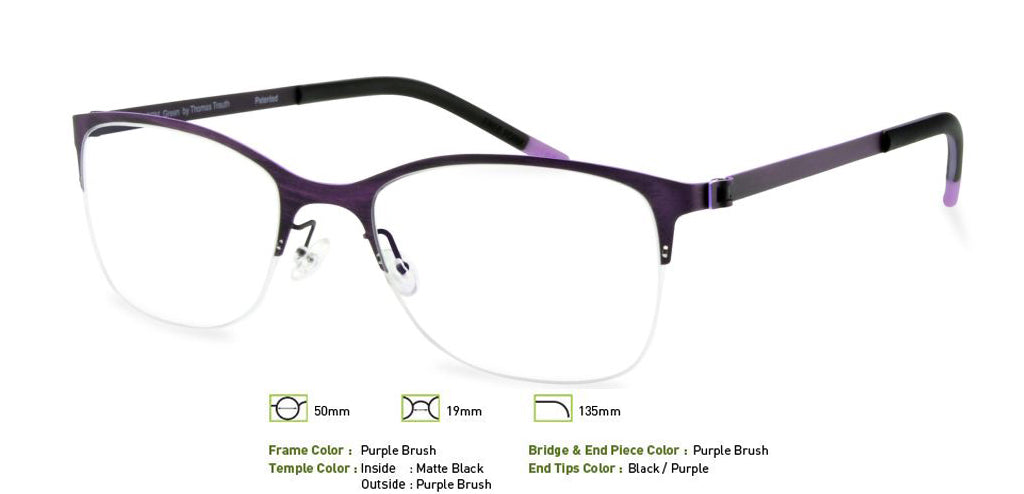 Purple Brush Free-Form FFA914 Eyeglasses.