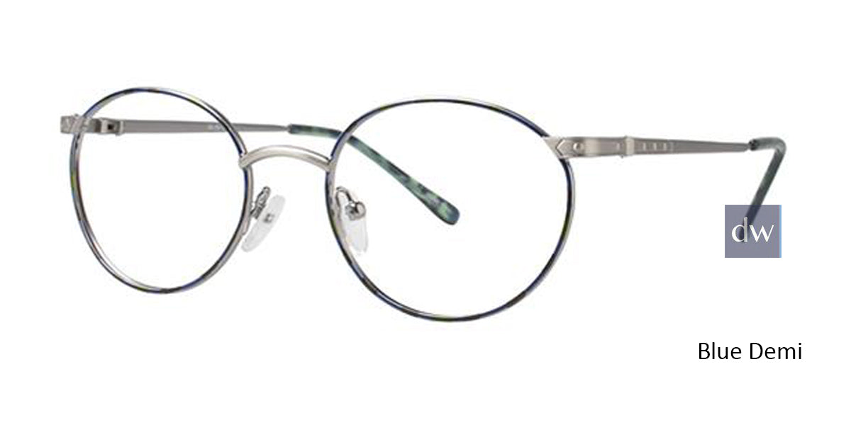 Blue Demi Elan 9158 Eyeglasses.
