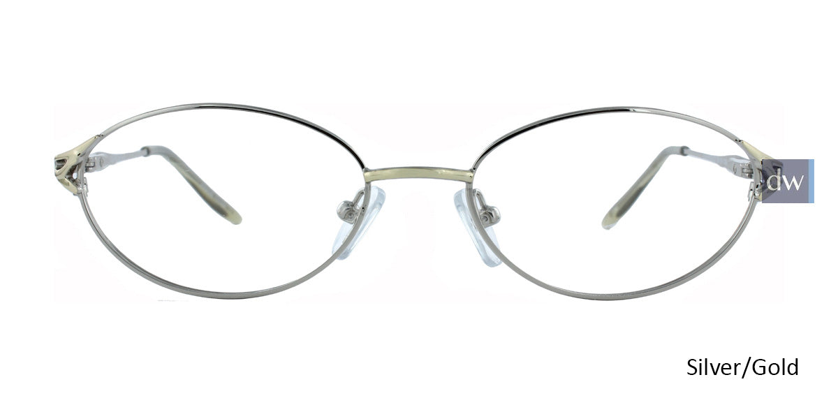 Silver/Gold CE-TRU 915 Eyeglasses