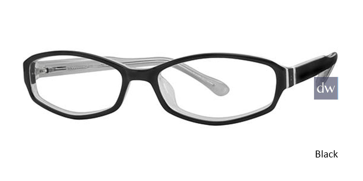 Black Elan 9295 Eyeglasses.