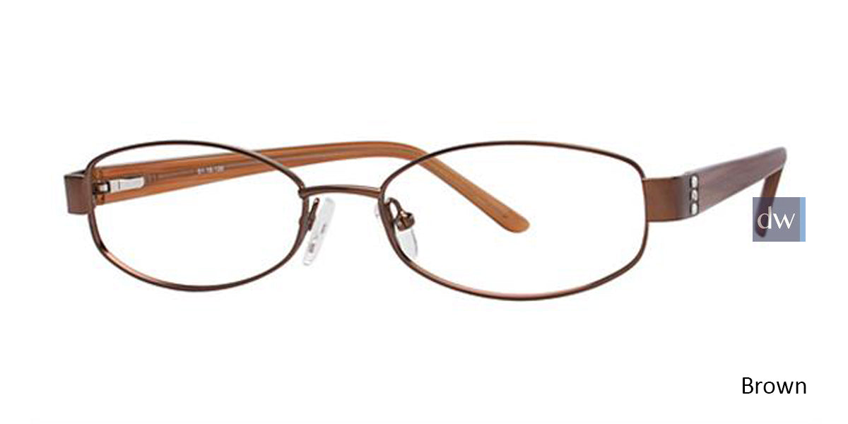 Brown Elan 9411 Eyeglasses.