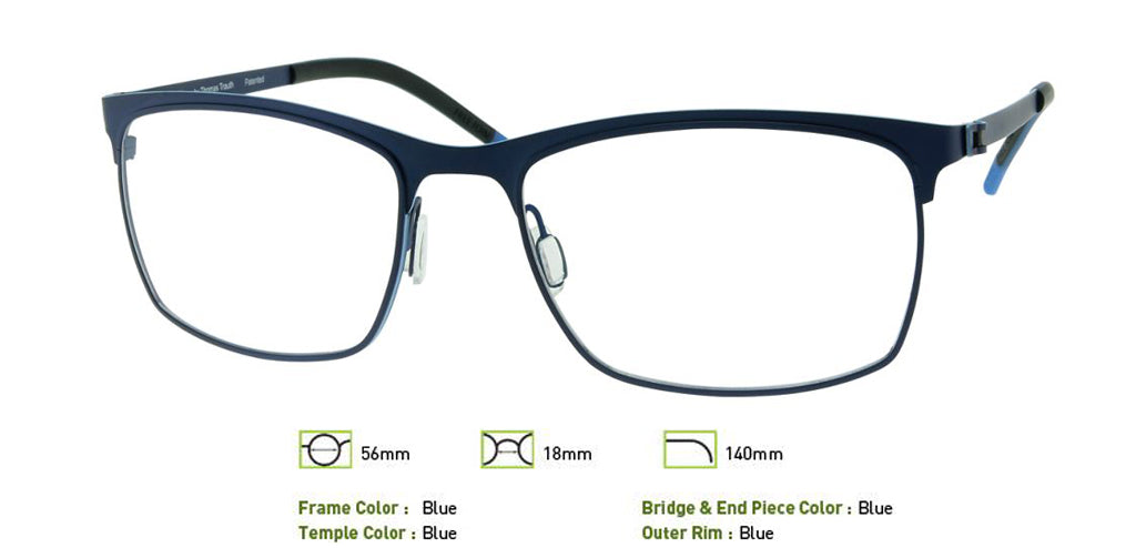 Blue Free-Form FFA945 Eyeglasses