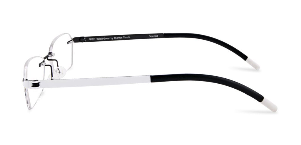 White/Gunmetal Free-Form FFA953 Eyeglasses