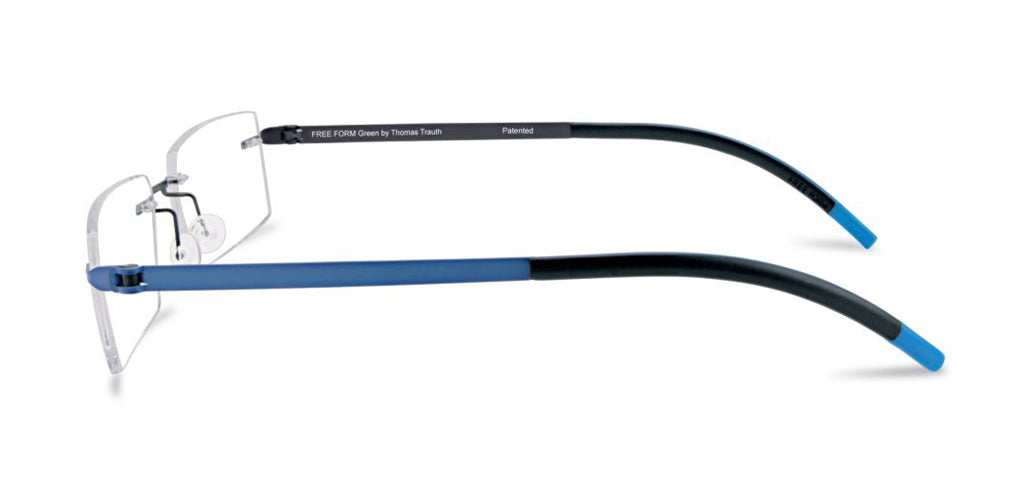 Blue/Gunmetal Free-Form FFA954 Eyeglasses