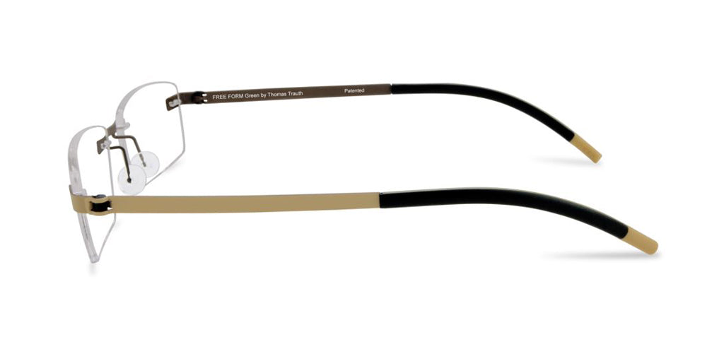 Gold/Brown Free- Form FFA958 Eyeglasses