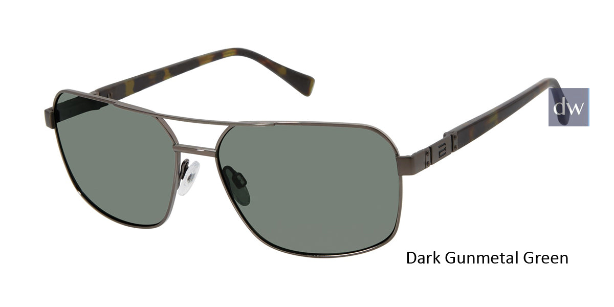Dark Gunmetal Green Buffalo BMS002 Sunglasses.