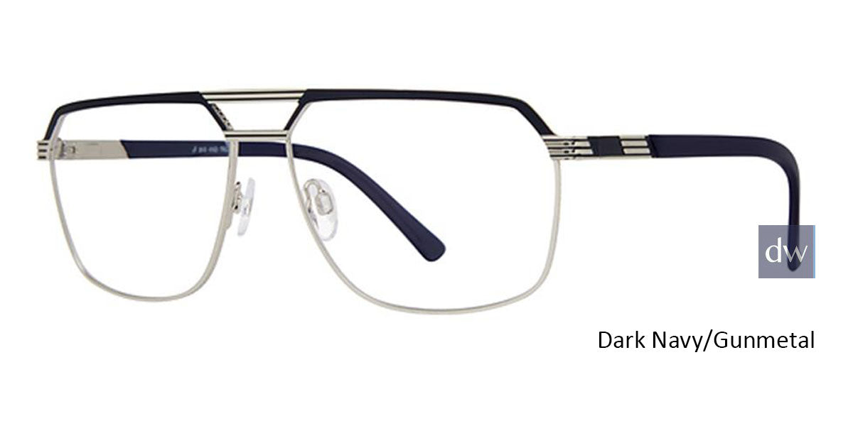 Dark Navy/Gunmetal Vivid Big And Tall 24 Eyeglasses