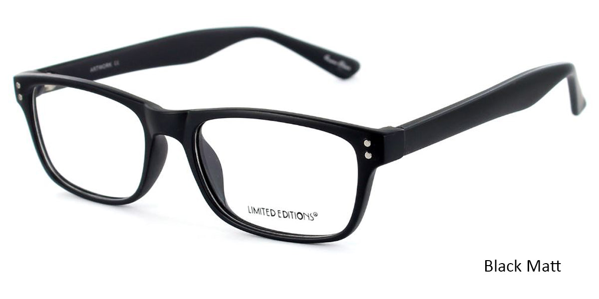 Black Matt Limited Edition Artwork Eyeglasses