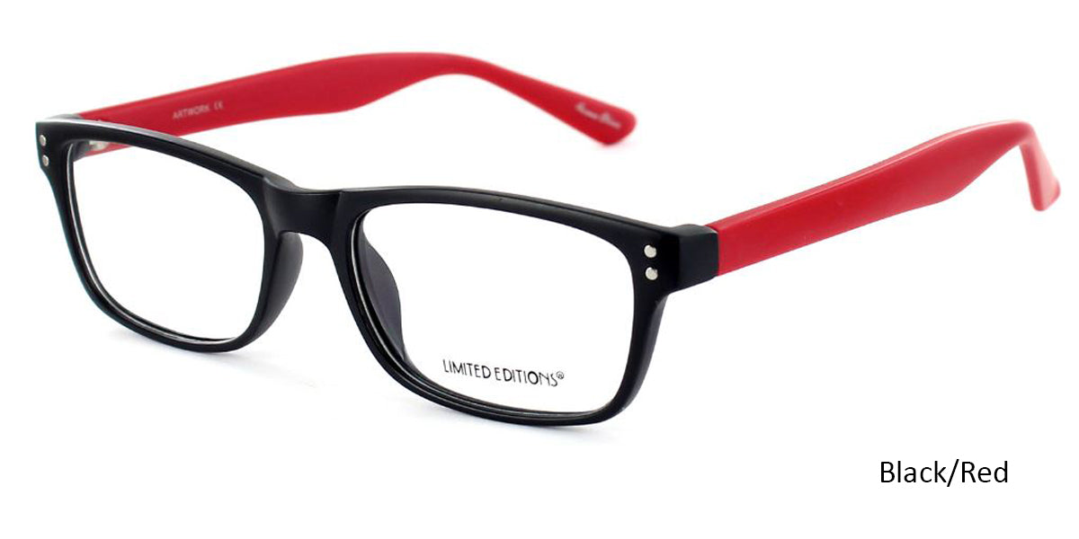Black/Red Limited Edition Artwork Eyeglasses