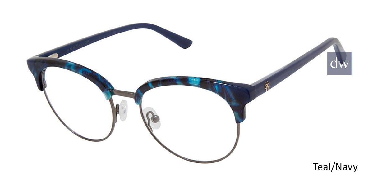 Teal/Navy Ann Taylor AT335 Eyeglasses.