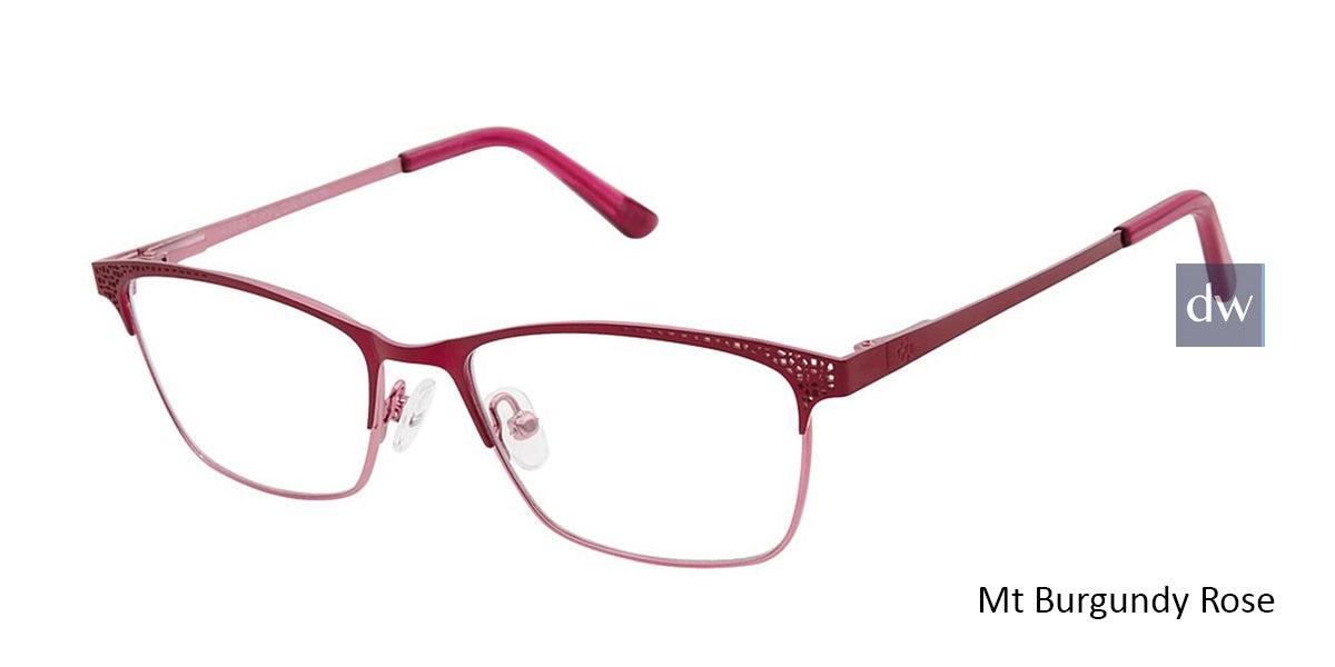 Mt Burgundy Rose Ann Taylor ATP709 Petite Eyeglasses.