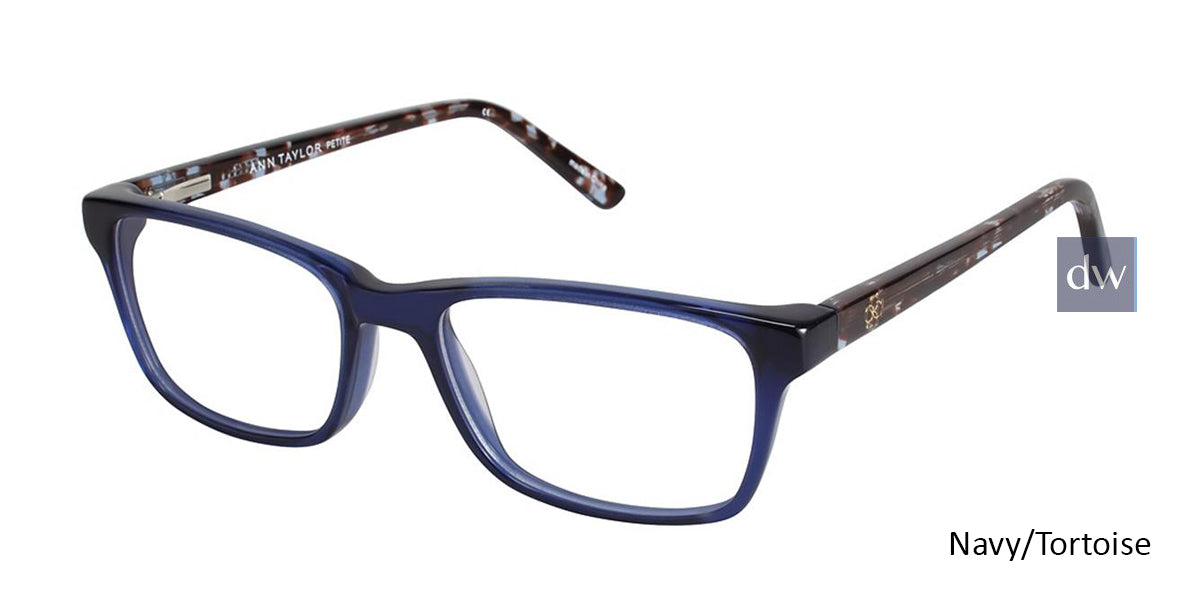 Navy/Tortoise Ann Taylor ATP807 Petite Eyeglasses - Teenager.