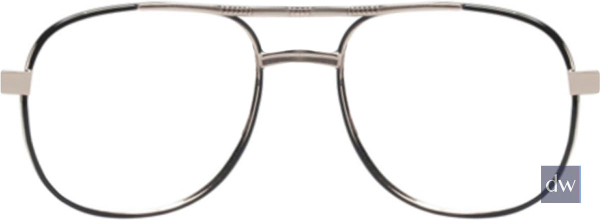 Black/Yellow Gold Gallery Antonio Eyeglasses
