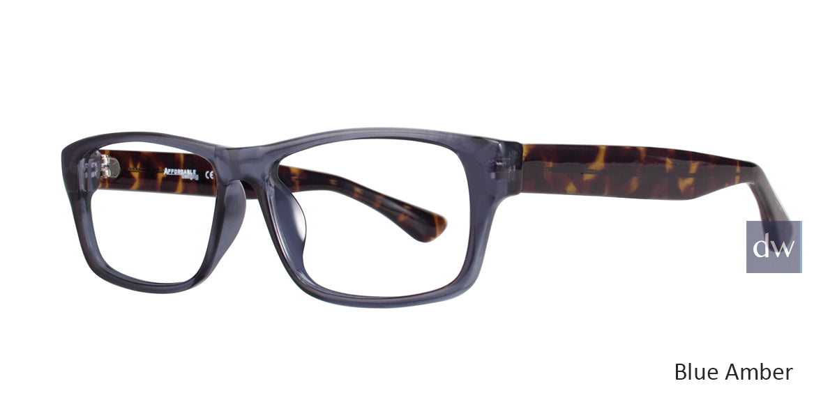 Blue Amber Affordable Designs Apollo Eyeglasses.