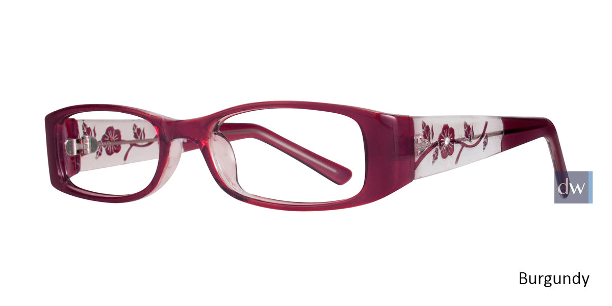 Burgundy Affordable Designs Aurora Eyeglasses.