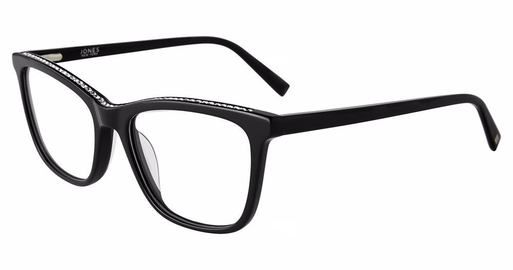 Jones New York VJON794 Cat Eye Eyeglasses in Black — women's full acetate frame