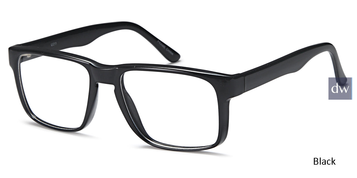 Black Capri USTP5 Eyeglasses