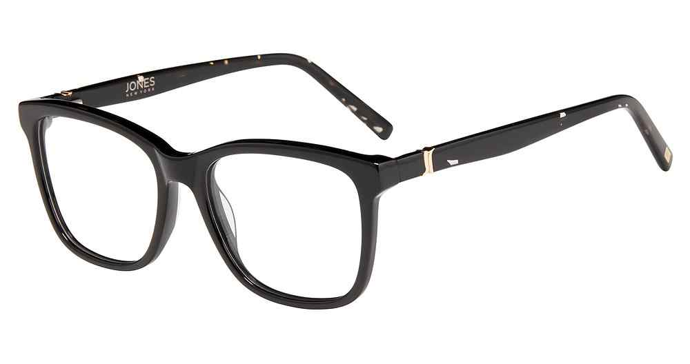Jones New York VJON787 Square Eyeglasses in Black — women's full acetate frame