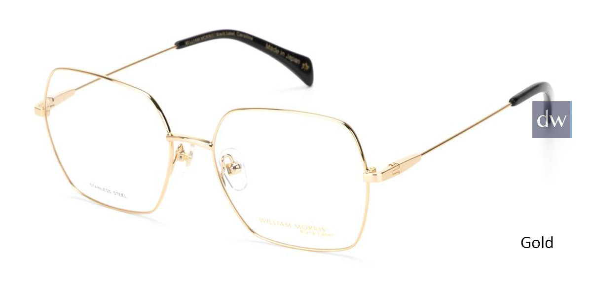 Gold William Morris Black Label BLCAROLINE Eyeglasses