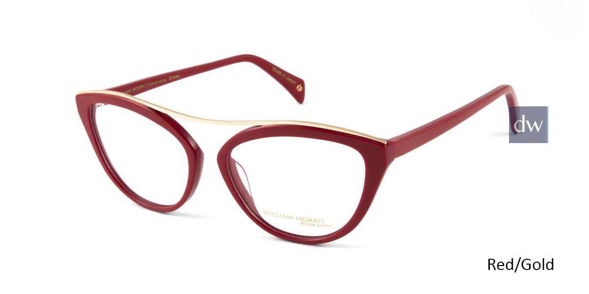 Red/Gold William Morris Black Label BLCHARLEY Eyeglasses
