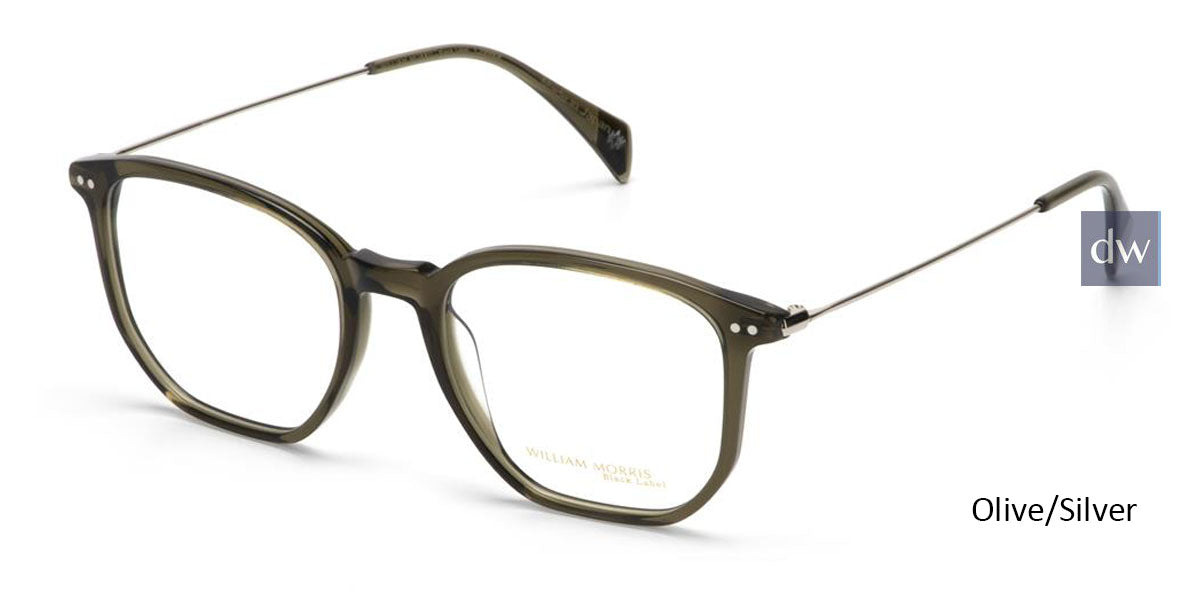 Olive/Silver William Morris Black Label BLCONNOR Eyeglasses