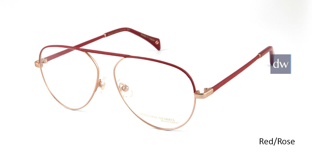 Red/Rose William Morris Black Label BLDITA Eyeglasses