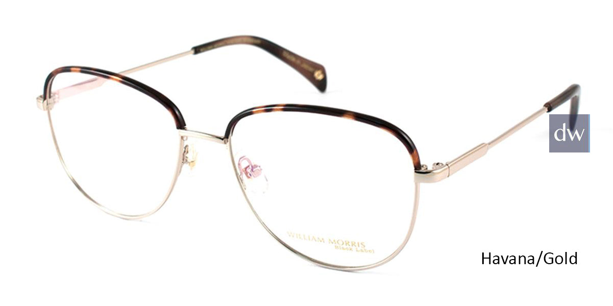 Havana/Gold William Morris Black Label BLELIZABETH Eyeglasses