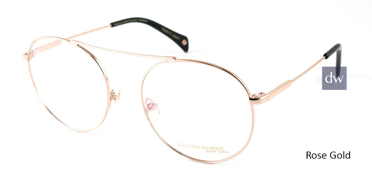 Rose Gold William Morris Black Label BLFLORENCE Eyeglasses