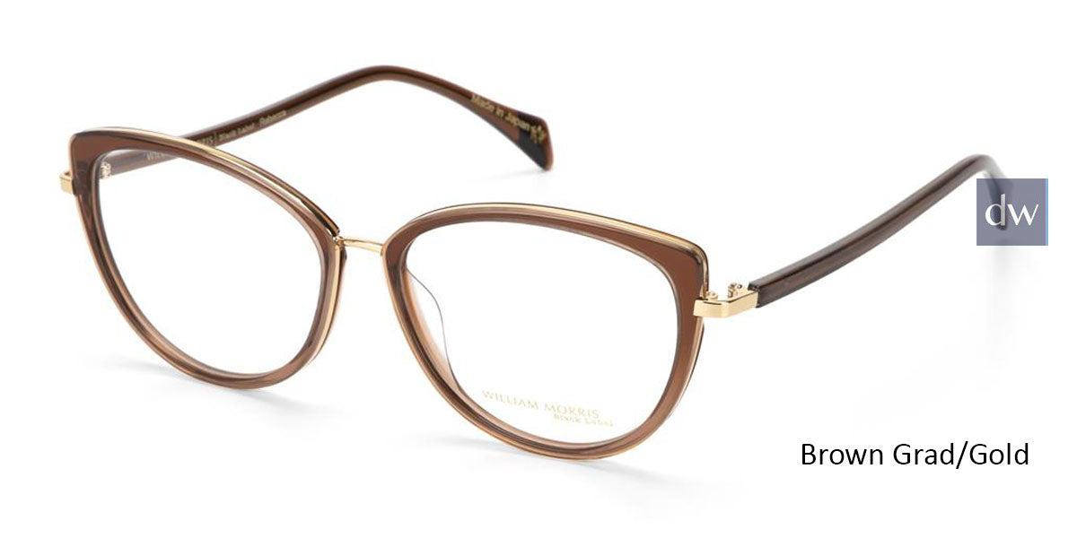 Brown Grad/Gold William Morris Black Label BLREBECCA Eyeglasses