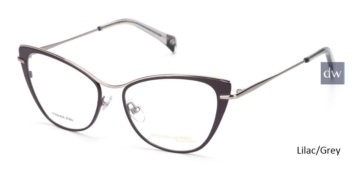 Lilac/Grey William Morris Black Label BLVANESSA Eyeglasses