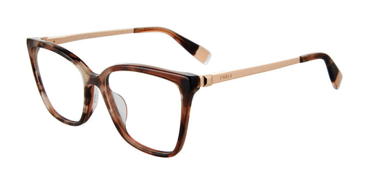 BROWN HAVANA Furla VFU723 Eyeglasses