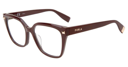 BURGUNDY Furla VFU547 Eyeglasses