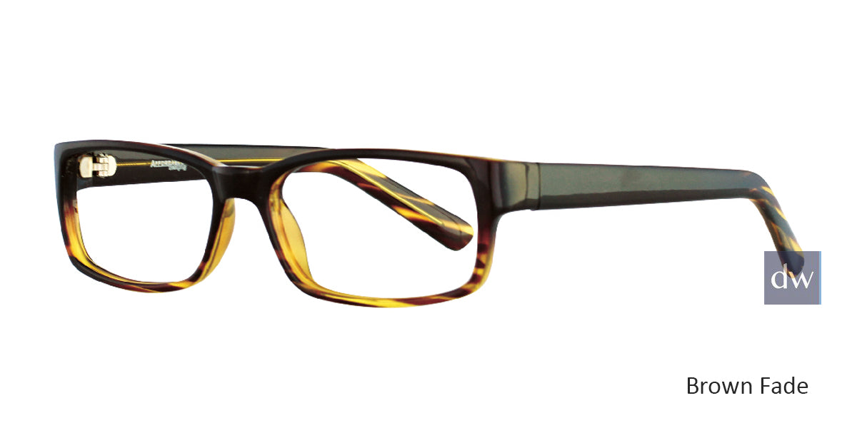 Brown Fade Affordable Designs Ben Eyeglasses.