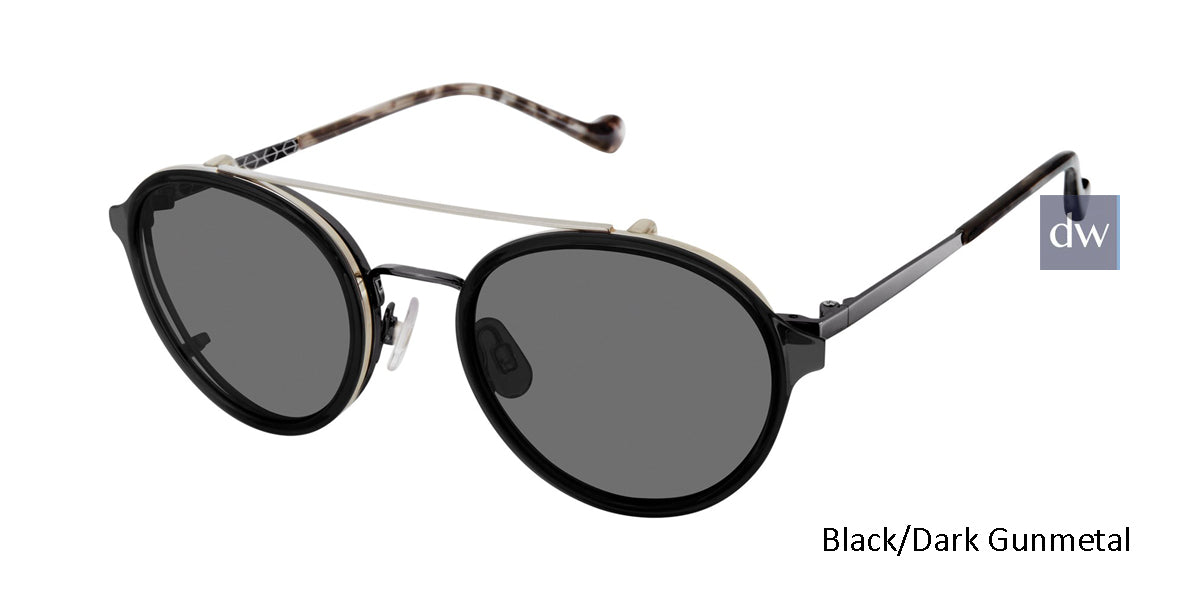 Black/Dark Gunmetal Mini 747007 Sunglasses.