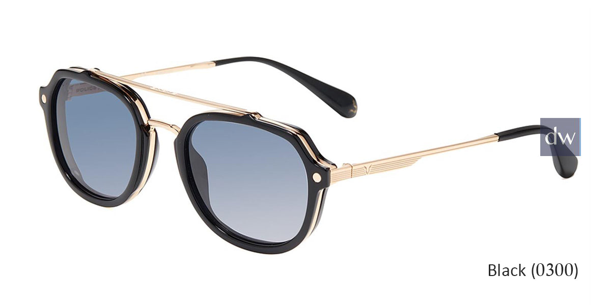 Black(0300) Police SPLA26M Sunglasses.