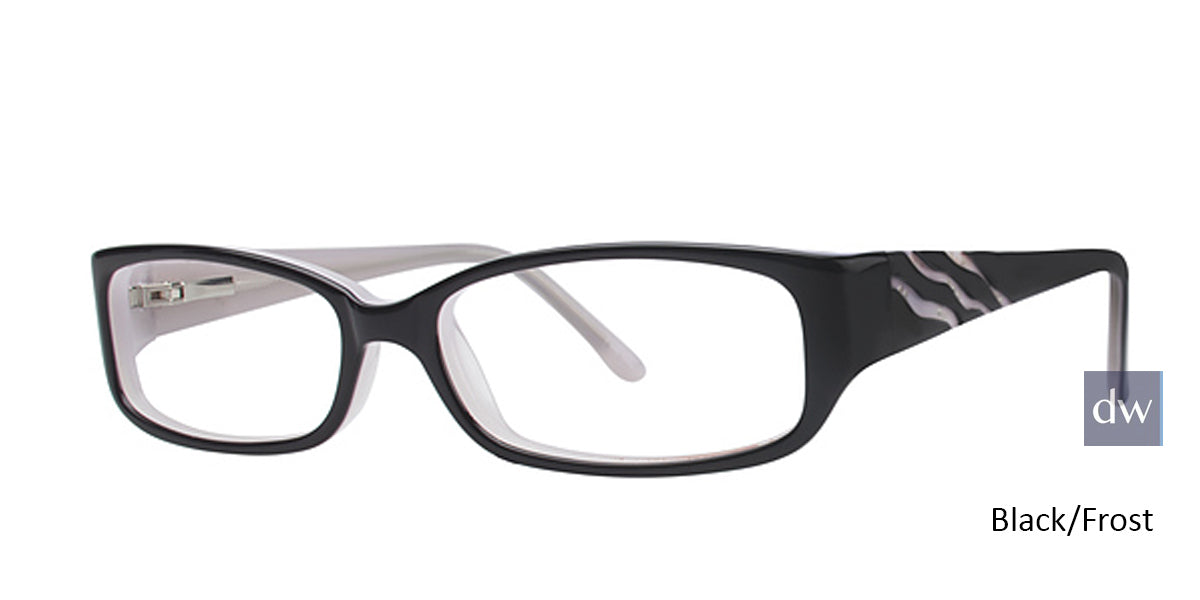 Black/Frost Elan 9422 Eyeglasses.