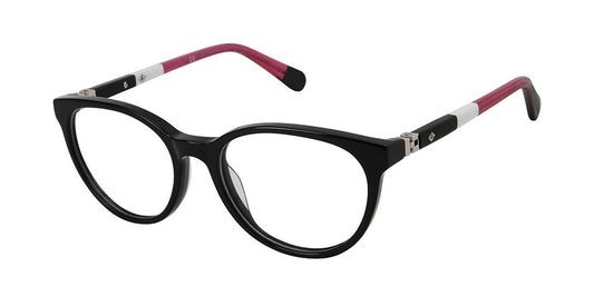 Black Magenta Sperry ANGELFISH Girls Tween Eyeglasses - Teenager.