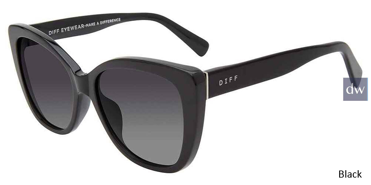 Black Diff Ruby Sunglasses