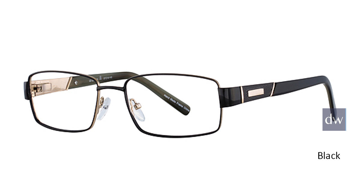 Black Elan 3703 Eyeglasses.