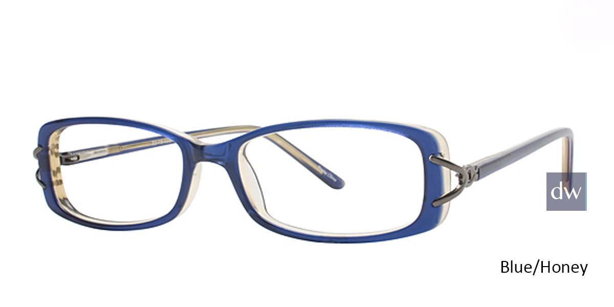 Blue/Honey Elan 9416 Eyeglasses.
