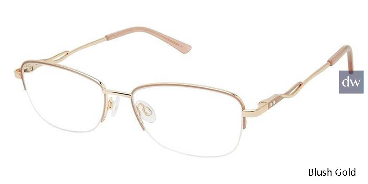 Blush Gold Superflex SF-597 Eyeglasses