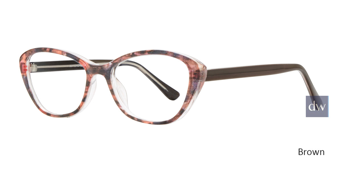Brown Affordable Design Jane Eyeglasses.