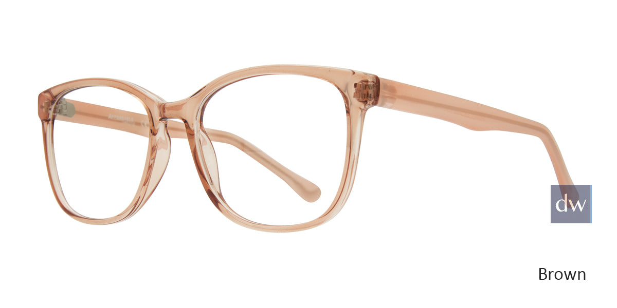 Brown Affordable Design Penny Eyeglasses.