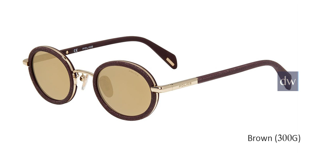 Brown(300G) Police SPLA21 Sunglasses.